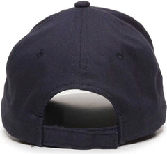 OC Sports BCT-600 Pro Style Cotton Twill - Navy - Navy / 6 7/8’’ - 7 1/2’’