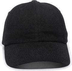 OC Sports BCT-662 Adjustable Cap - Black - Black / 6 7/8’’ - 7 1/2’’