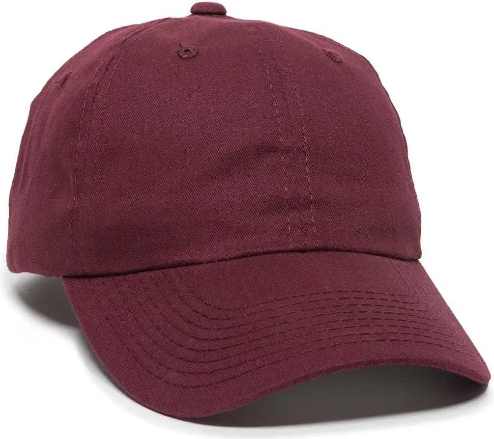 OC Sports BCT-662 Adjustable Cap - Burgundy - Maroon / 6 7/8’’ - 7 1/2’’