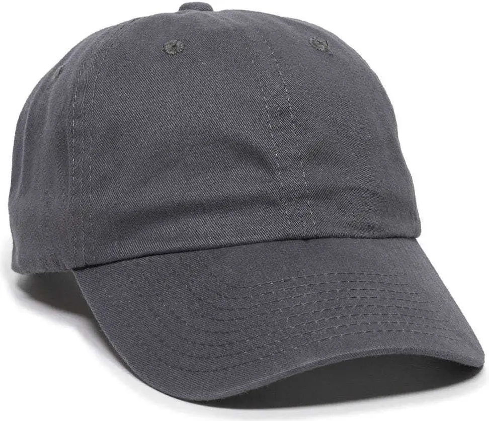 OC Sports BCT-662 Adjustable Cap - Charcoal - Dark Gray / 6 7/8’’ - 7 1/2’’
