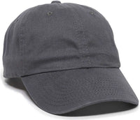 OC Sports BCT-662 Adjustable Cap - Charcoal - Dark Gray / 6 7/8’’ - 7 1/2’’