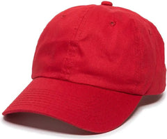 OC Sports BCT-662 Adjustable Cap - Red - Red / 6 7/8’’ - 7 1/2’’