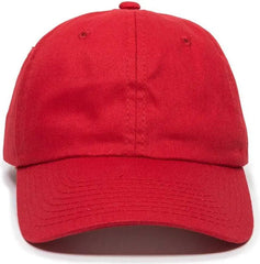 OC Sports BCT-662 Adjustable Cap - Red - Red / 6 7/8’’ - 7 1/2’’