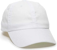 OC Sports BCT-662 Adjustable Cap - White - White / 6 7/8’’ - 7 1/2’’
