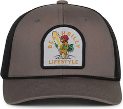 OC Sports BEACHBILLY4 Beachbilly Caps - Dark Gray Blue - Blue / OSFM