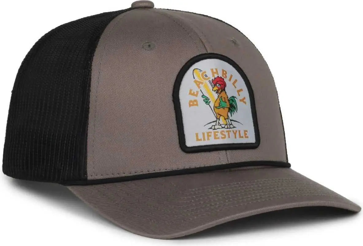 OC Sports BEACHBILLY4 Beachbilly Caps - Dark Gray Blue - Blue / OSFM