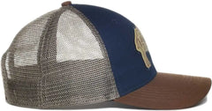 OC Sports BISON01 Slight Pre-Curved Cap - Navy Khaki - Navy Khaki / 6 7/8’’ - 7 1/2’’