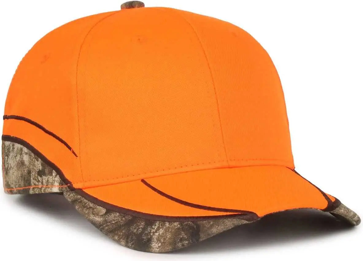 OC Sports BLZ-615 Adjustable Cap that is Easily Visible - Blaze Realtree APX - Realtree / OSFM