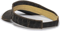OC Sports BON-009 Visor - Dark Brown - Brown / 6 7/8’’ - 7 1/2’’