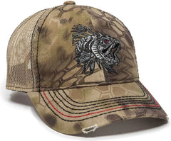 OC Sports BON-013 Fishing Adjustable Cap - Kryptek Highlander Tan - Kryptek Highlander Tan / 6 7/8’’ - 7 1/2’’