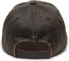 OC Sports BON-017 Fishing Adjustable Cap - Dark Brown - Brown / 6 7/8’’ - 7 1/2’’
