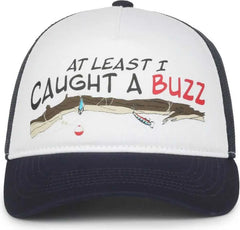OC Sports BUZZ01 Fisherman Cap - White Navy - White Navy / 6 7/8’’ - 7 1/2’’