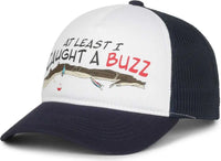OC Sports BUZZ01 Fisherman Cap - White Navy - White Navy / 6 7/8’’ - 7 1/2’’