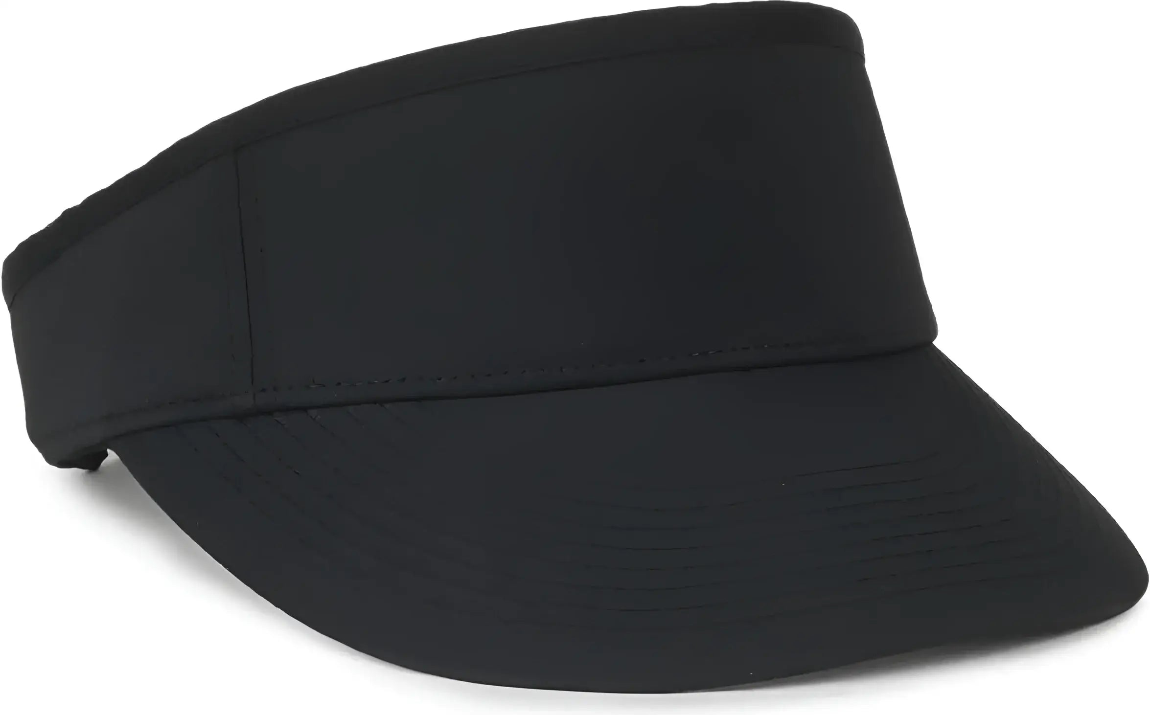 OC Sports BWV-100 High Crown Visor - Black - Black / OSFM