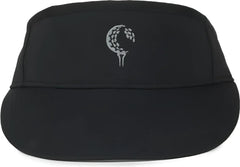 OC Sports BWV-100 High Crown Visor - Black - Black / OSFM