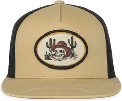 OC Sports CACTUS01 5 Panel Cap - Old Gold Black - Gold Black / 6 7/8’’ - 7 1/2’’