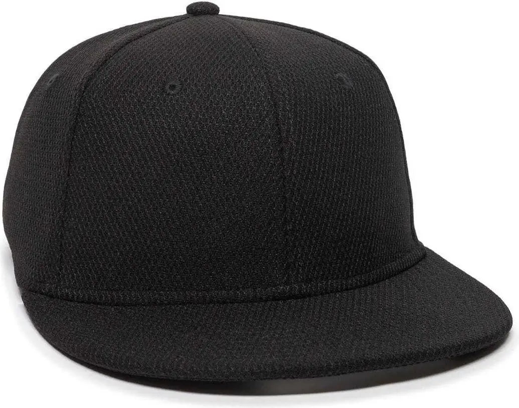 OC Sports CAGE25 Flexible Fitting Cap - Black - Black / 6 3/8’’ - 6 3/4’’