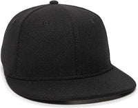 OC Sports CAGE25 Flexible Fitting Cap - Black - Black / 6 3/8’’ - 6 3/4’’