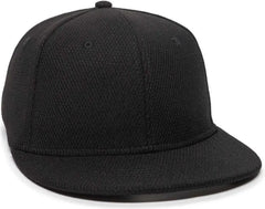 OC Sports CAGE25 Flexible Fitting Cap - Black - Black / 6 3/8’’ - 6 3/4’’