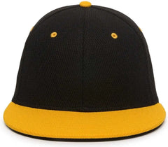 OC Sports CAGE25 Flexible Fitting Cap - Black Gold