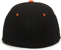 OC Sports CAGE25 Flexible Fitting Cap - Black Orange