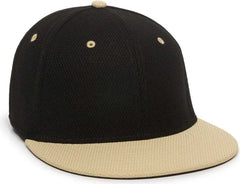 OC Sports CAGE25 Flexible Fitting Cap - Black Vegas Gold - Black Vegas Gold / 6 3/8’’ - 6 3/4’’