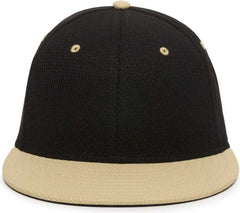 OC Sports CAGE25 Flexible Fitting Cap - Black Vegas Gold