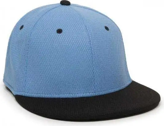 OC Sports CAGE25 Flexible Fitting Cap - Columbia Blue Black - Columbia Blue Black / 6 3/8’’ - 6 3/4’’