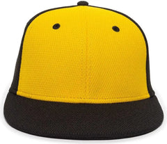 OC Sports CAGE25 Flexible Fitting Cap - Gold Black Black