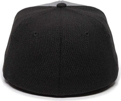 OC Sports CAGE25 Flexible Fitting Cap - Graphite Black Black