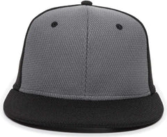 OC Sports CAGE25 Flexible Fitting Cap - Graphite Black Black