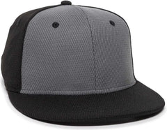 OC Sports CAGE25 Flexible Fitting Cap - Graphite Black Black - Dark Gray Black / 6 3/8’’ - 6 3/4’’