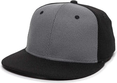 OC Sports CAGE25 Flexible Fitting Cap - Graphite Black Black