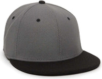 OC Sports CAGE25 Flexible Fitting Cap - Graphite Black - Dark Gray Black / 6 3/8’’ - 6 3/4’’