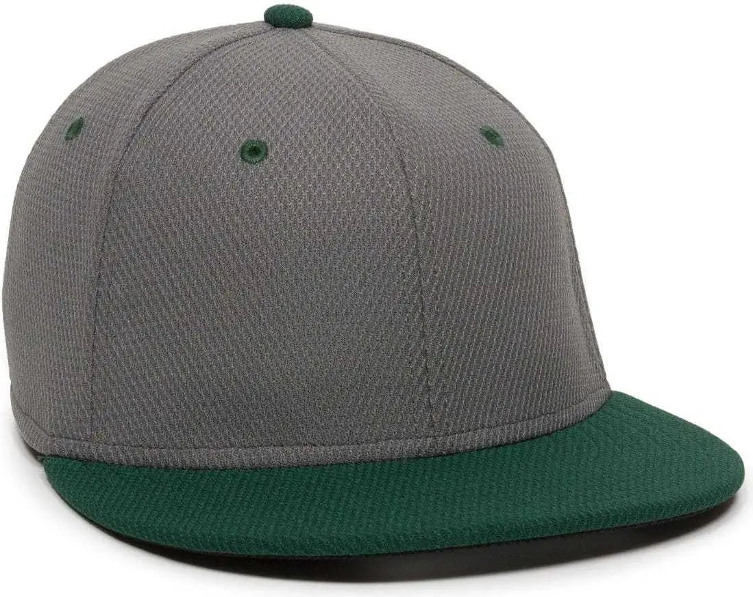OC Sports CAGE25 Flexible Fitting Cap - Graphite Dark Green - Dark Gray Forest / 6 3/8’’ - 6 3/4’’