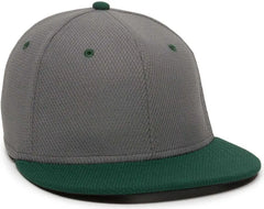 OC Sports CAGE25 Flexible Fitting Cap - Graphite Dark Green - Dark Gray Forest / 6 3/8’’ - 6 3/4’’