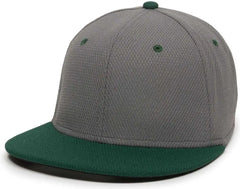 OC Sports CAGE25 Flexible Fitting Cap - Graphite Dark Green