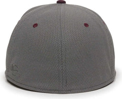 OC Sports CAGE25 Flexible Fitting Cap - Graphite Maroon