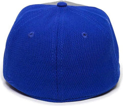 OC Sports CAGE25 Flexible Fitting Cap - Graphite Royal Royal