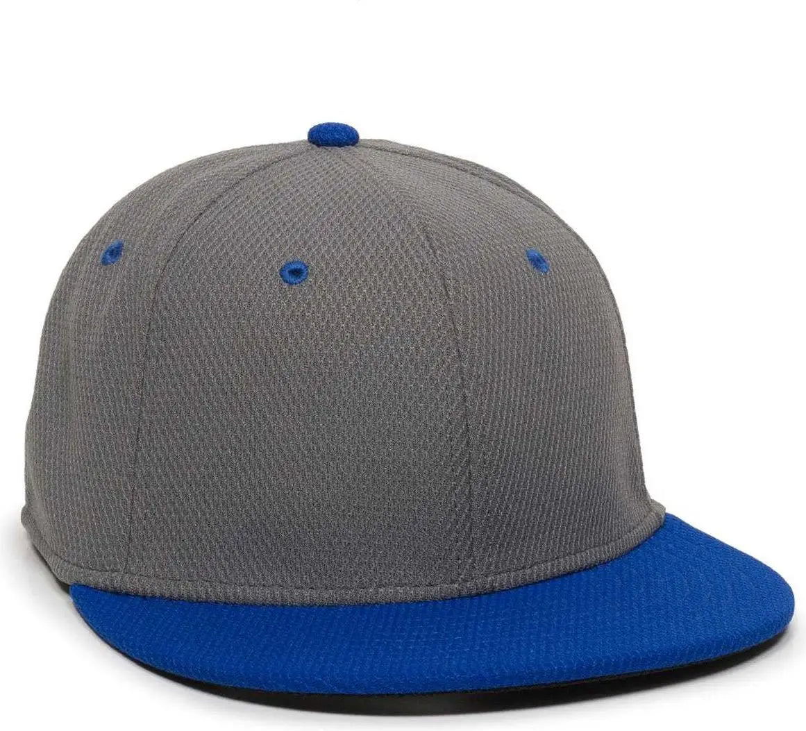 OC Sports CAGE25 Flexible Fitting Cap - Graphite Royal - Dark Gray Royal / 6 3/8’’ - 6 3/4’’