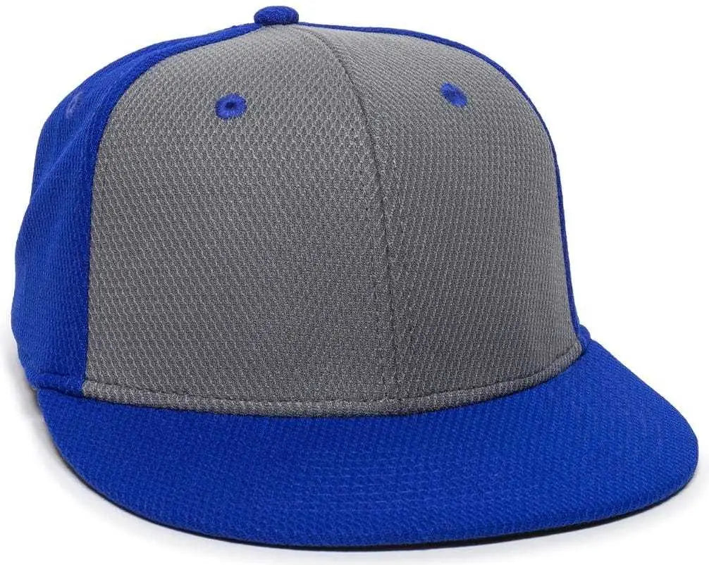 OC Sports CAGE25 Flexible Fitting Cap - Graphite Royal Royal - Dark Gray Royal / 6 3/8’’ - 6 3/4’’