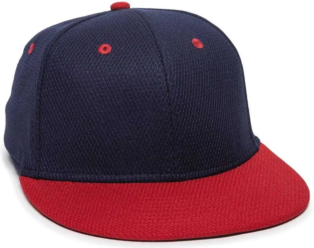 OC Sports CAGE25 Flexible Fitting Cap - Navy Red - Navy Red / 6 3/8’’ - 6 3/4’’