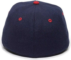 OC Sports CAGE25 Flexible Fitting Cap - Navy Red