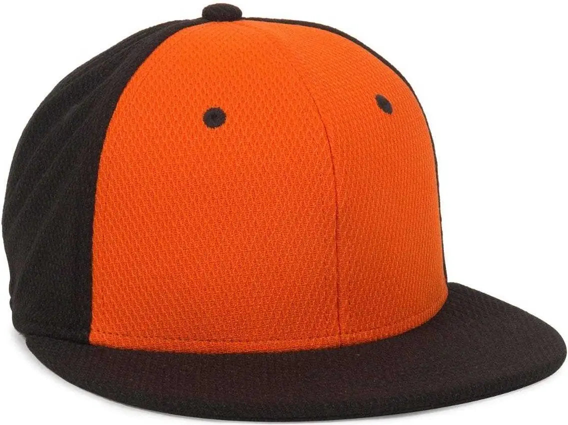 OC Sports CAGE25 Flexible Fitting Cap - Orange Black Black - Orange Black / 6 3/8’’ - 6 3/4’’
