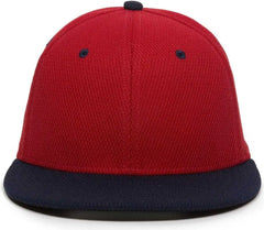 OC Sports CAGE25 Flexible Fitting Cap - Red Navy