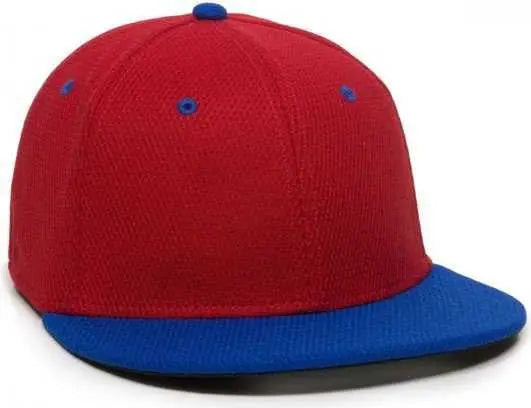 OC Sports CAGE25 Flexible Fitting Cap - Red Royal - Red Royal / 6 3/8’’ - 6 3/4’’