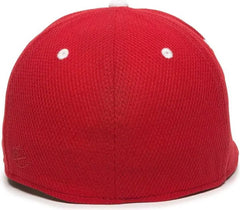 OC Sports CAGE25 Flexible Fitting Cap - Red White