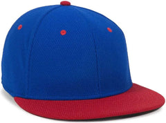 OC Sports CAGE25 Flexible Fitting Cap - Royal Red - Royal Red / 6 3/8’’ - 6 3/4’’