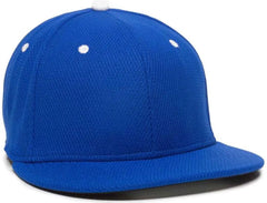 OC Sports CAGE25 Flexible Fitting Cap - Royal White - Royal White / 6 3/8’’ - 6 3/4’’
