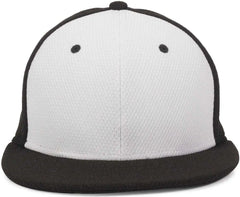 OC Sports CAGE25 Flexible Fitting Cap - White Black Black